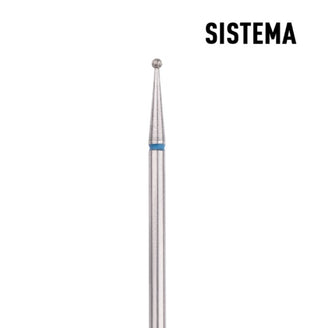 Kugel 1,2 mm bis 5,0 mm blau Fräseraufsatz SISTEMA