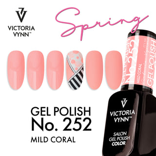 252 Mild Coral Gel polish 8ml VICTORIA VYNN