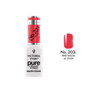 203 Pink Shock — Gel polish Pure Creamy 8ml VICTORIA VYNN