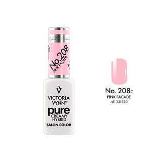 208 Pink Facade — Gel polish Pure Creamy 8ml VICTORIA VYNN