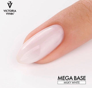 MILKY WHITE Mega Base (Rubber Base coat) 8 ml VICTORIA VYNN