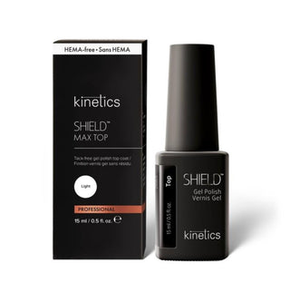 LIGHT Clear MAX Top Coat (No Wipe) OHNE HEMA 15ml KINETICS