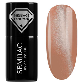 733 Creamy Praline Gloss Cat Eye UV Nagellack 7ml Semilac
