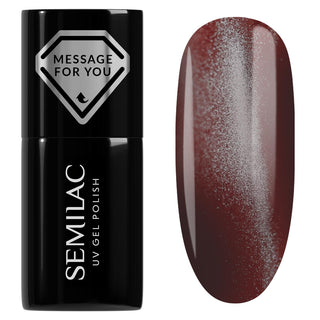 738 Cherry Choco Jelly Gloss Cat Eye UV Nagellack 7ml Semilac
