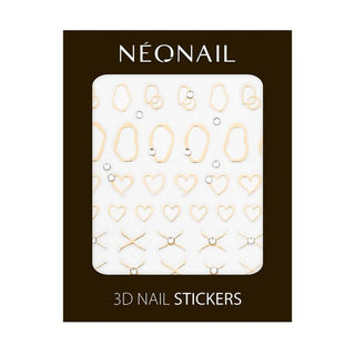 02 Flower Nail 3D Sticker Decals Neonail