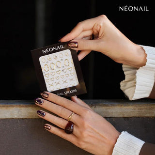 02 Flower Nail 3D Sticker Decals Neonail