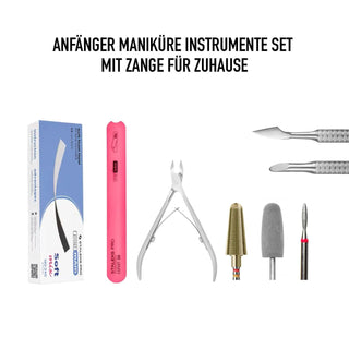 Anfänger Maniküre Instrumente Set mit zange für Zuhause