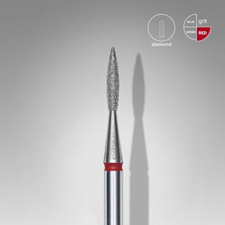 Flamme spitz (ab 1,6 bis 2,1mm) rot Fräseraufsatz STALEKS