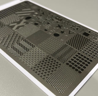 0002 by Vakula Matte stamping schablone + design blatt ART STAMPING