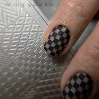 0002 by Vakula Matte stamping schablone + design blatt ART STAMPING