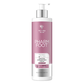 CREME DERMO reFILLER HAUTCREME FÜR RISSIGE & RAUE HAUT 25% UREA 400 ml PHARM FOOT VICTORIA VYNN