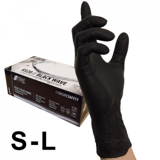 NITRIL HANDSCHUHE GRÖßE M (BLACK) 10 STÜCK kaufen
