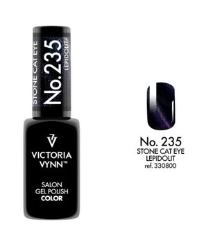 235 LEPIDOLIT Stone Cat Eye Gel polish 8ml VICTORIA VYNN