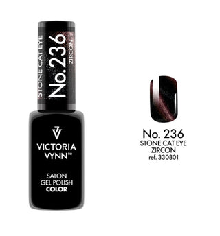 236 ZIRCON Stone Cat Eye Gel polish 8ml VICTORIA VYNN