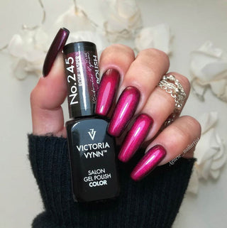 245 Rose Jasper Stone Cat Eye Gel polish 8ml VICTORIA VYNN