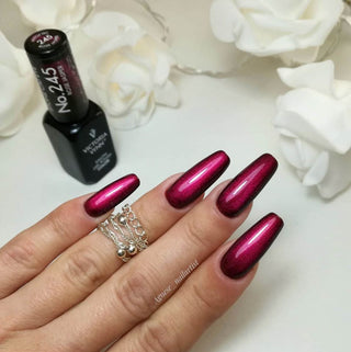 245 Rose Jasper Stone Cat Eye Gel polish 8ml VICTORIA VYNN