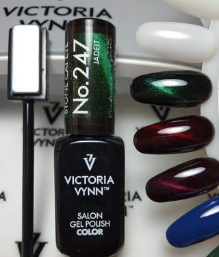 246 Red Jasper Stone Cat Eye Gel polish 8ml VICTORIA VYNN