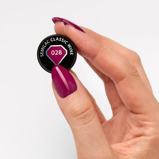 028 Classic Wine - UV Nagellack 7 ml Semilac