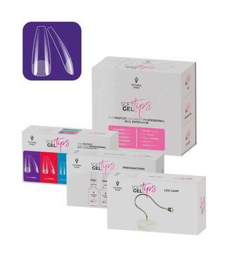 SET Long Coffin - Set SOFT GEL TIPS VICTORIA VYNN