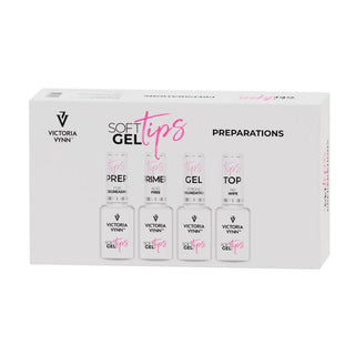 SET MEDIUM ALMOND - set SOFT GEL TIPS VICTORIA VYNN