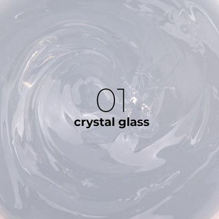 01 Crystal Glass - MOUSSE SCULPTURE GEL 15 ml Victoria Vynn