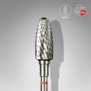 Hartmetall Birne 6,0 mm rot Fräseraufsatz STALEKS