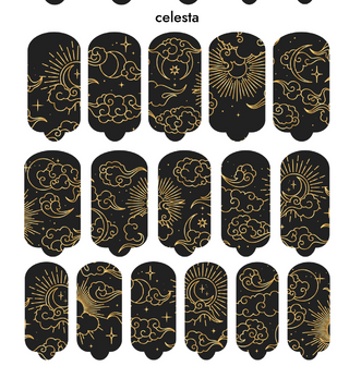 Nagelfolie Celesta - Nail Wraps by Provocative Nails