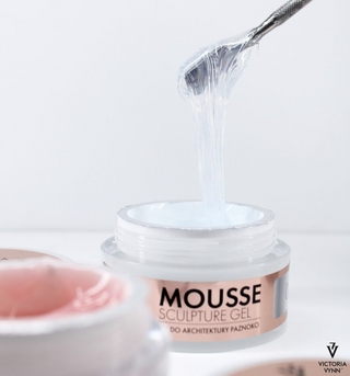 01 Crystal Glass - MOUSSE SCULPTURE GEL 15 ml Victoria Vynn