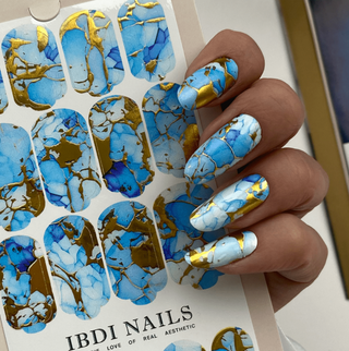 21 BLUE MAGIC - Nail Wraps IBDI Nails