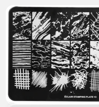 13 MARBLE - Stamping Schablone ECLAIR
