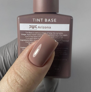 ARIZONA - COLLECTION SET (8st x 15 ml) Tint Base + Aufkleber Stickers für tips HEYLOVE