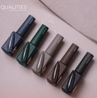 QUALITIES - COLLECTION SET (5st x 15 ml) + Aufkleber Stickers für tips HEYLOVE