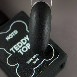 Teddy - Clear MATTE Top Coat 10ml NAILS OF THE DAY