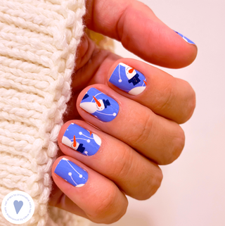 Nagelfolie Snowman - Nail Wraps by Provocative Nails
