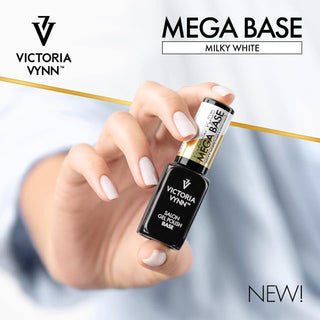 MILKY WHITE Mega Base (Rubber Base coat) 15 ml VICTORIA VYNN