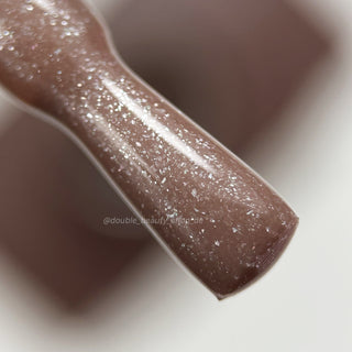 NUTS - COLLECTION SET (5st x 15 ml) Tint Base mit Shimmer + Aufkleber Stickers für tips HEYLOVE