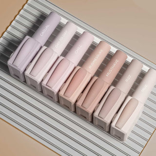 EVERYDAY - COLLECTION SET (7st x 15 ml) Flow Base + Aufkleber Stickers für tips HEYLOVE