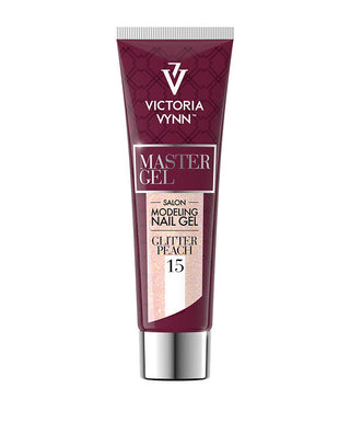 Master Gel Acrylgel System 15 Glitter Peach 60 g VICTORIA VYNN