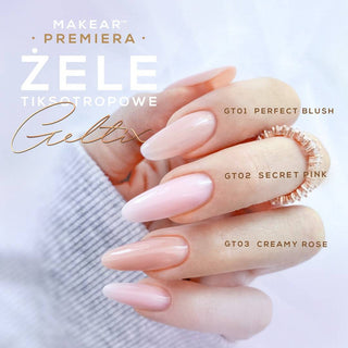 Secret Pink - NO FILE GELTIX (15ml, 50ml) MAKEAR