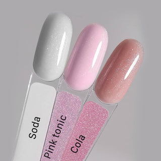 POP DRINKS - COLLECTION SET (3st x 15 ml) Tint Base + Aufkleber Stickers für tips HEYLOVE