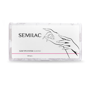 Slim Tips System Almond - 240 Stk. Semilac