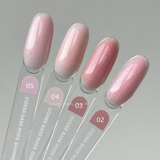 05 NUDE Shimmer - Cover Base Coat 10ml NAILS OF THE DAY