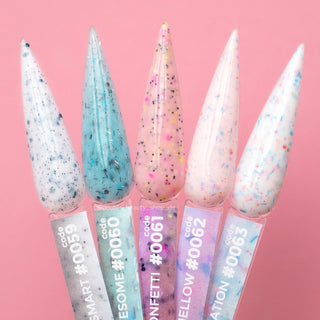 0061 Confetti - Cover Base Coat 12ml DNKa