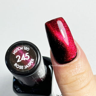245 Rose Jasper Stone Cat Eye Gel polish 8ml VICTORIA VYNN