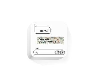 GOLD WHITE - Coin Gel 5g HEYLOVE