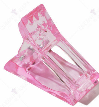 SET 5 stück Fixierklemme für Dual-Forms (tips) rosa