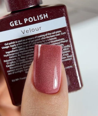 TEXTILE - Cat Eye Gel Polish Collecton Set (6stx15ml) + Aufkleber Stickers für tips HEYLOVE