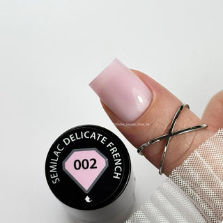 002 DELICATE FRENCH - UV Nagellack 7ml Semilac