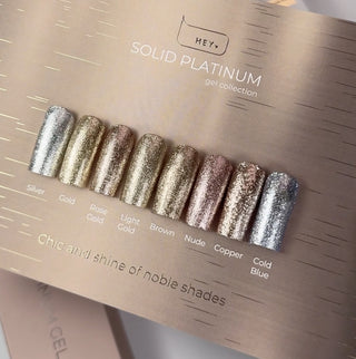 Solid Platinum Art Gel - Collection Set (5x5g) HEYLOVE