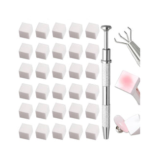 Ombre Set: 50 Mini-Sponges + 1 Applikator (Greifzange)